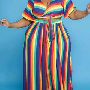 2 piece plus size skirt set